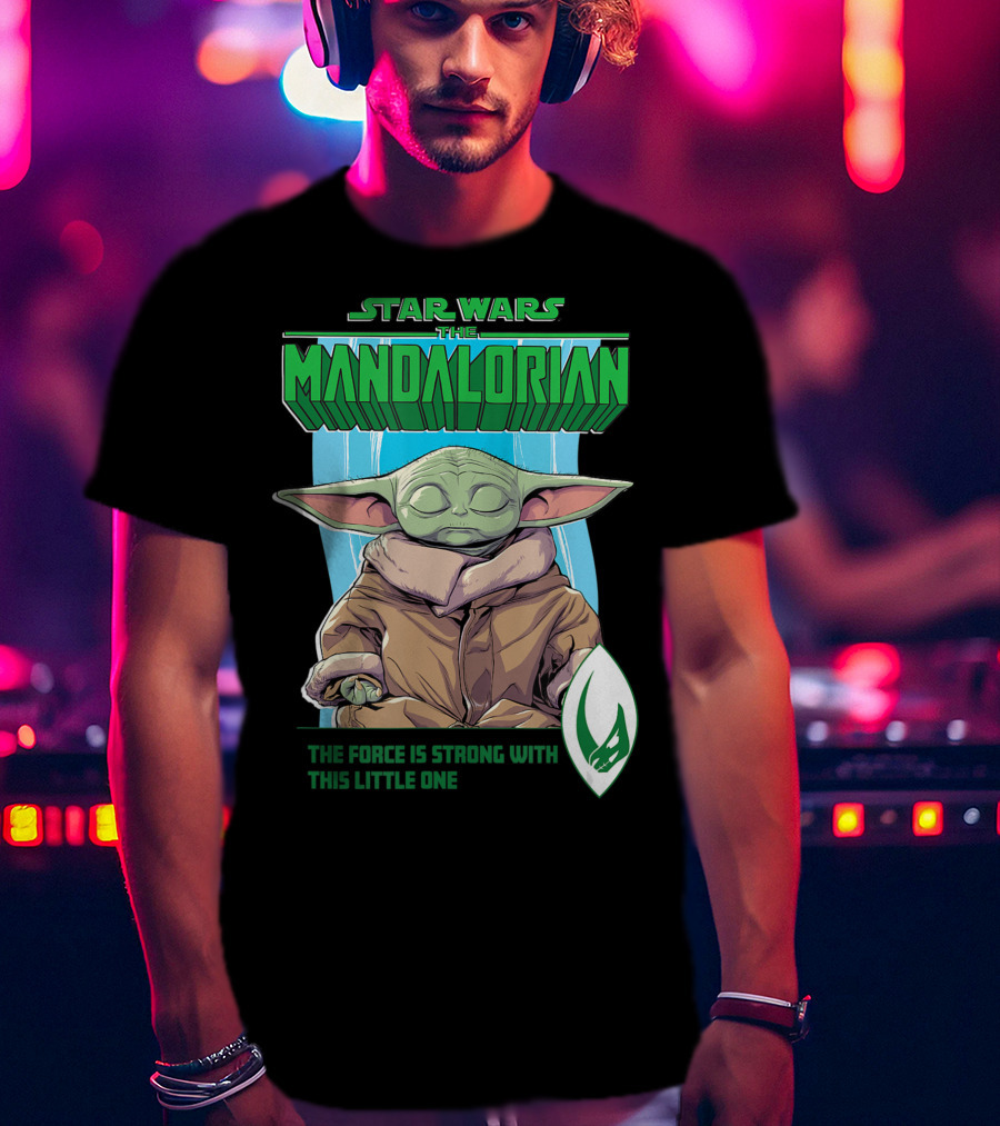 Star Wars The Mandalorian Grogu The Force Is Strong With This Little One T-Shirt