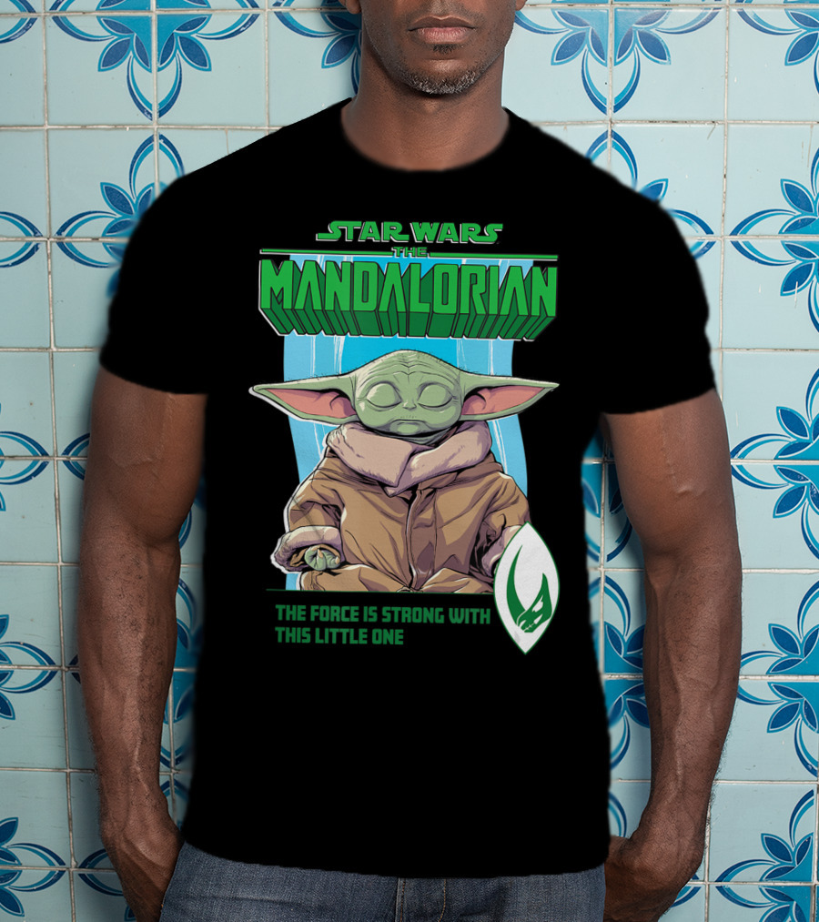Star Wars The Mandalorian Grogu The Force Is Strong With This Little One T-Shirt