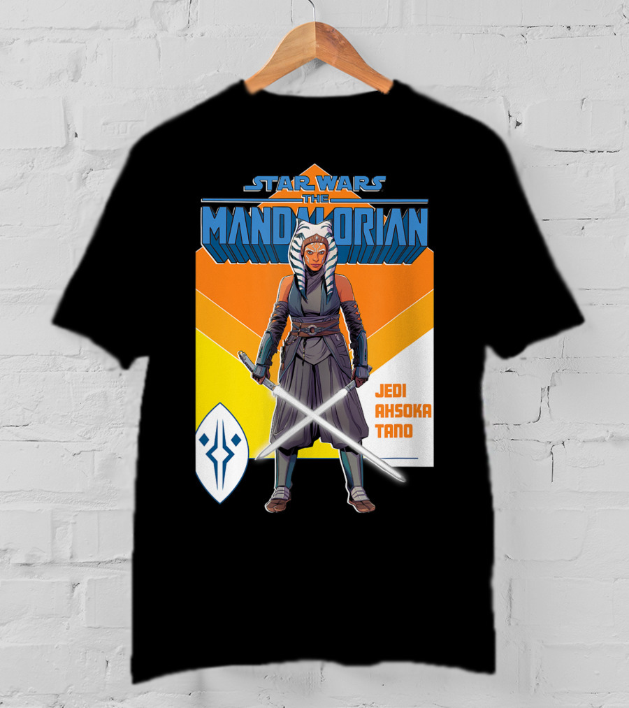 Star Wars The Mandalorian Jedi Ahsoka Tano Lightsaber T-Shirt