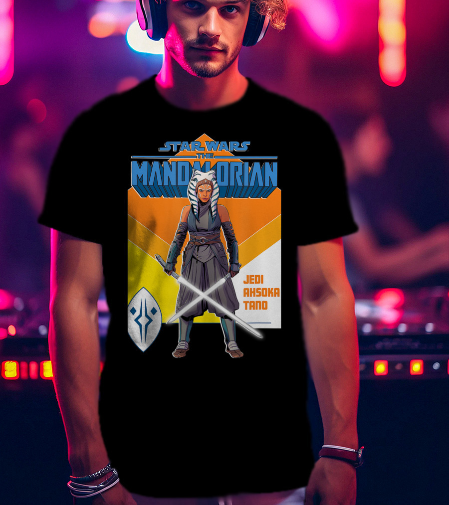 Star Wars The Mandalorian Jedi Ahsoka Tano Lightsaber T-Shirt