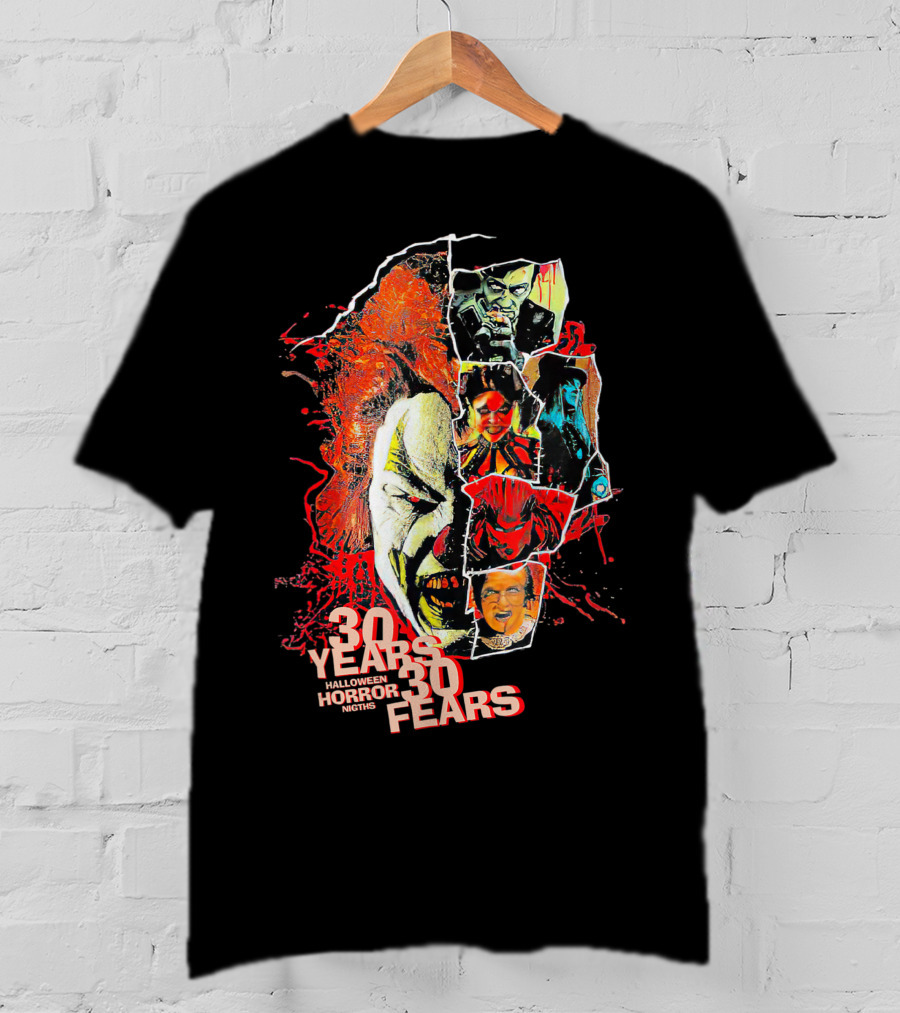 30 Years 30 Fears Halloween Horror Nights Universal Orlando T-Shirt