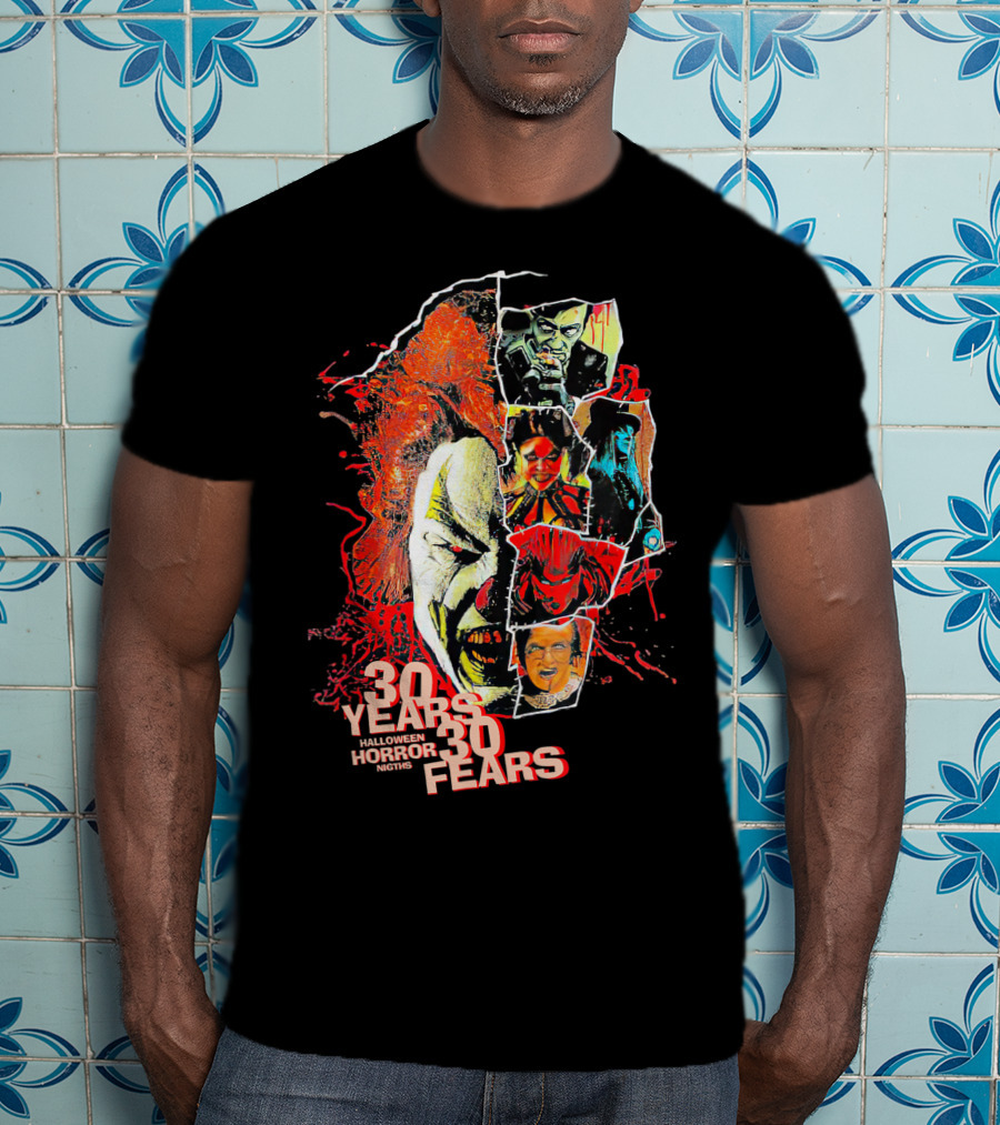 30 Years 30 Fears Halloween Horror Nights Universal Orlando T-Shirt