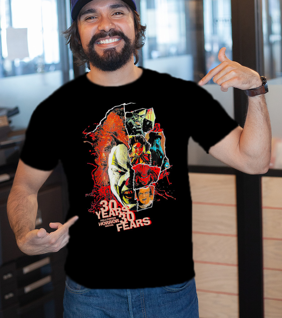 30 Years 30 Fears Halloween Horror Nights Universal Orlando T-Shirt