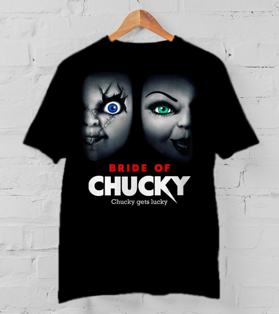Bride Of Chucky Chucky Gets Lucky Halloween Scary Horror T-Shirt