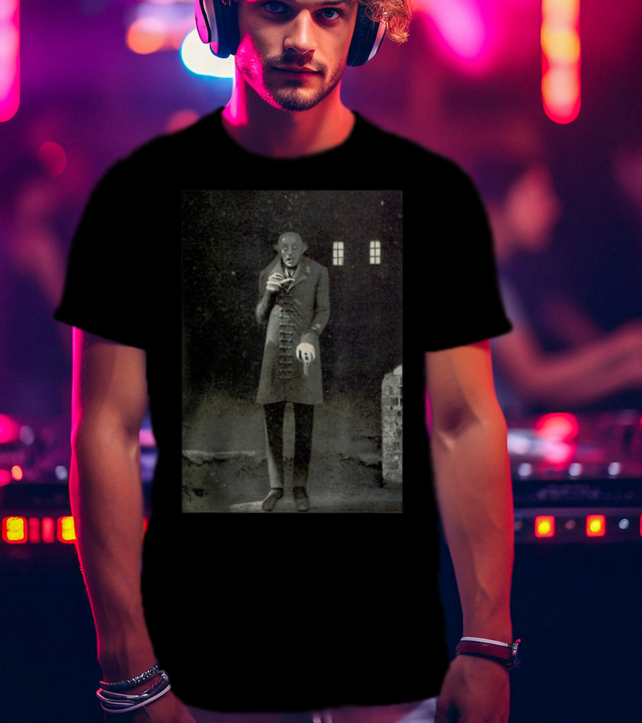 Count Orlok Nosferatu Horror Movie Classic Halloween Monster T-Shirt