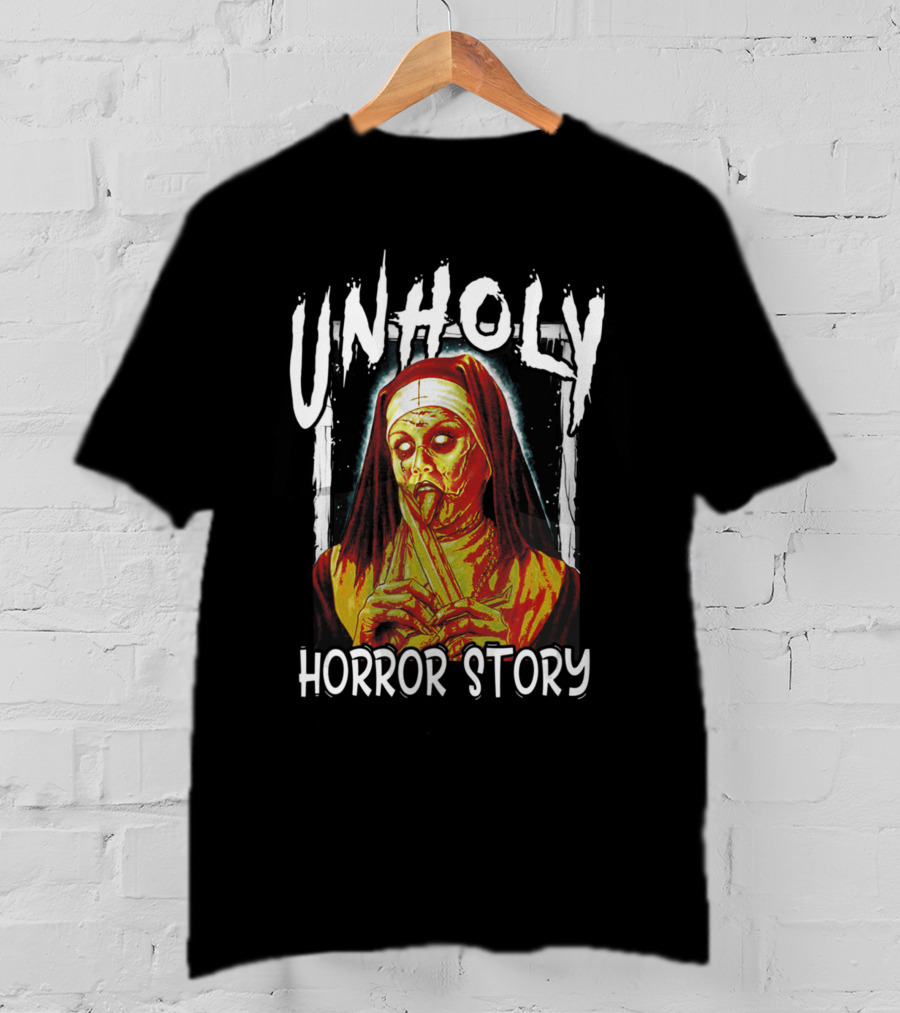 Unholy Nun Horror Story Zombie Halloween T-Shirt