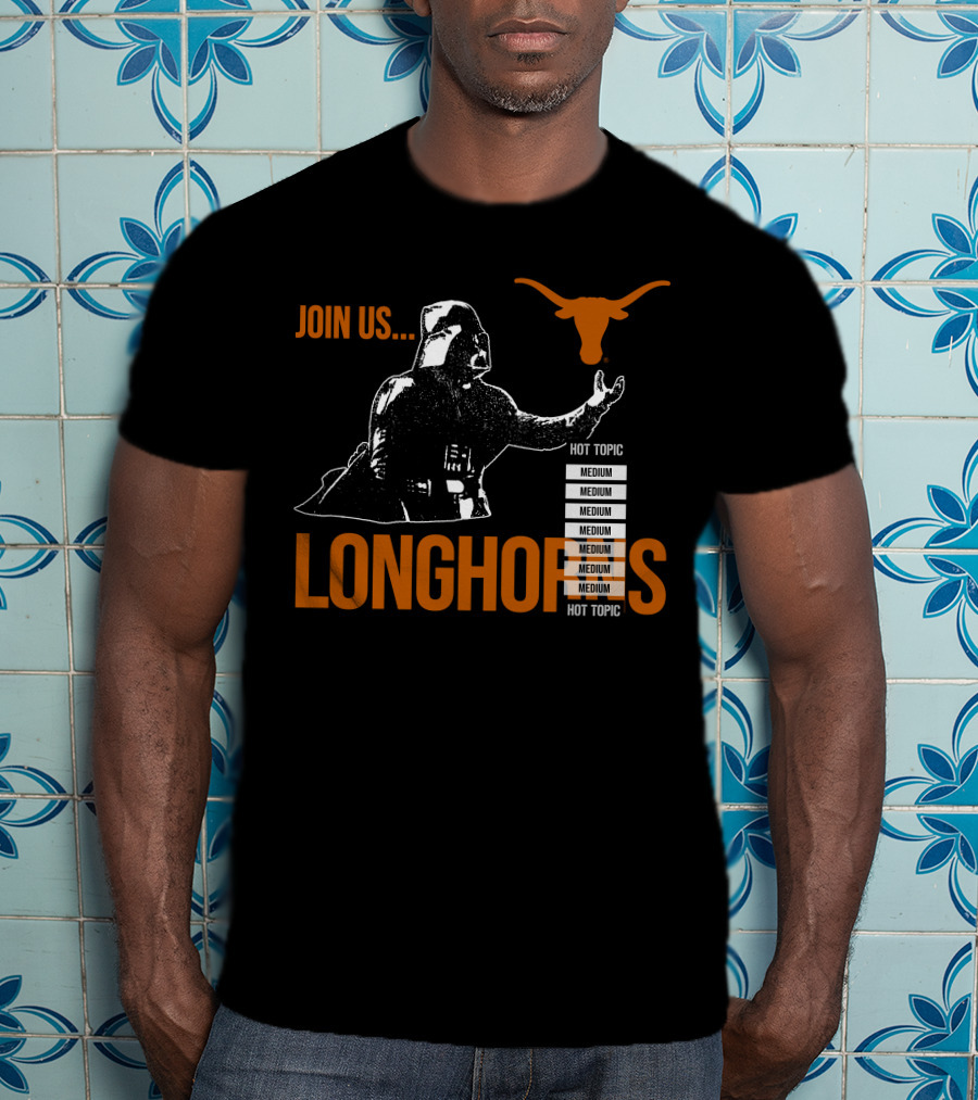 Join Us Darth Vader Longhorns Medium Hot Topic T-Shirt