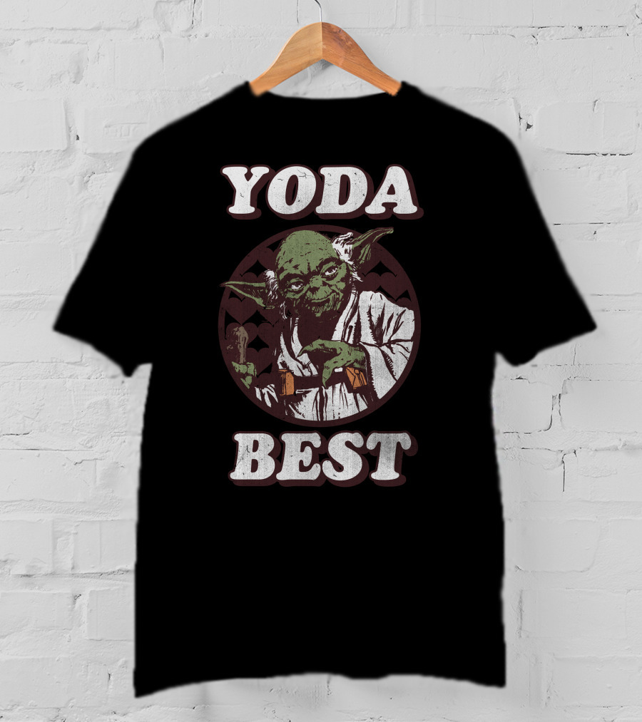 Star Wars Yoda Best Vintage Valentine's Yoda Jedi Master T-Shirt