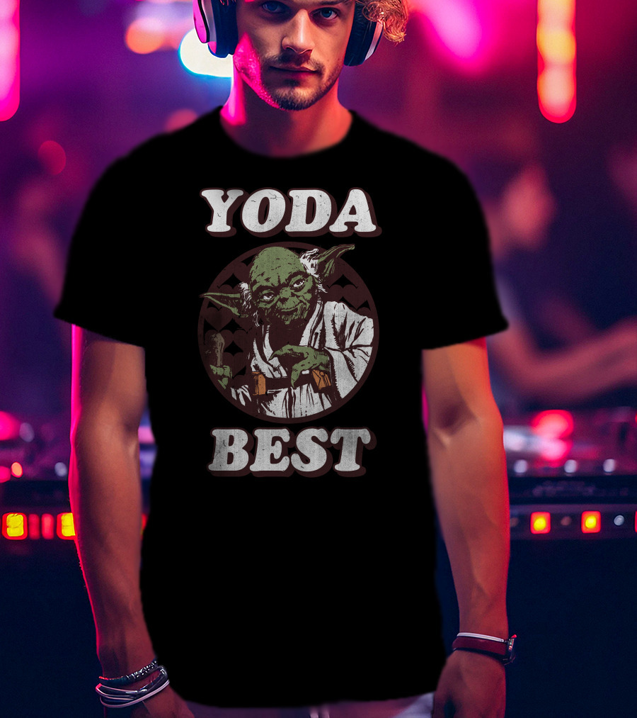 Star Wars Yoda Best Vintage Valentine's Yoda Jedi Master T-Shirt