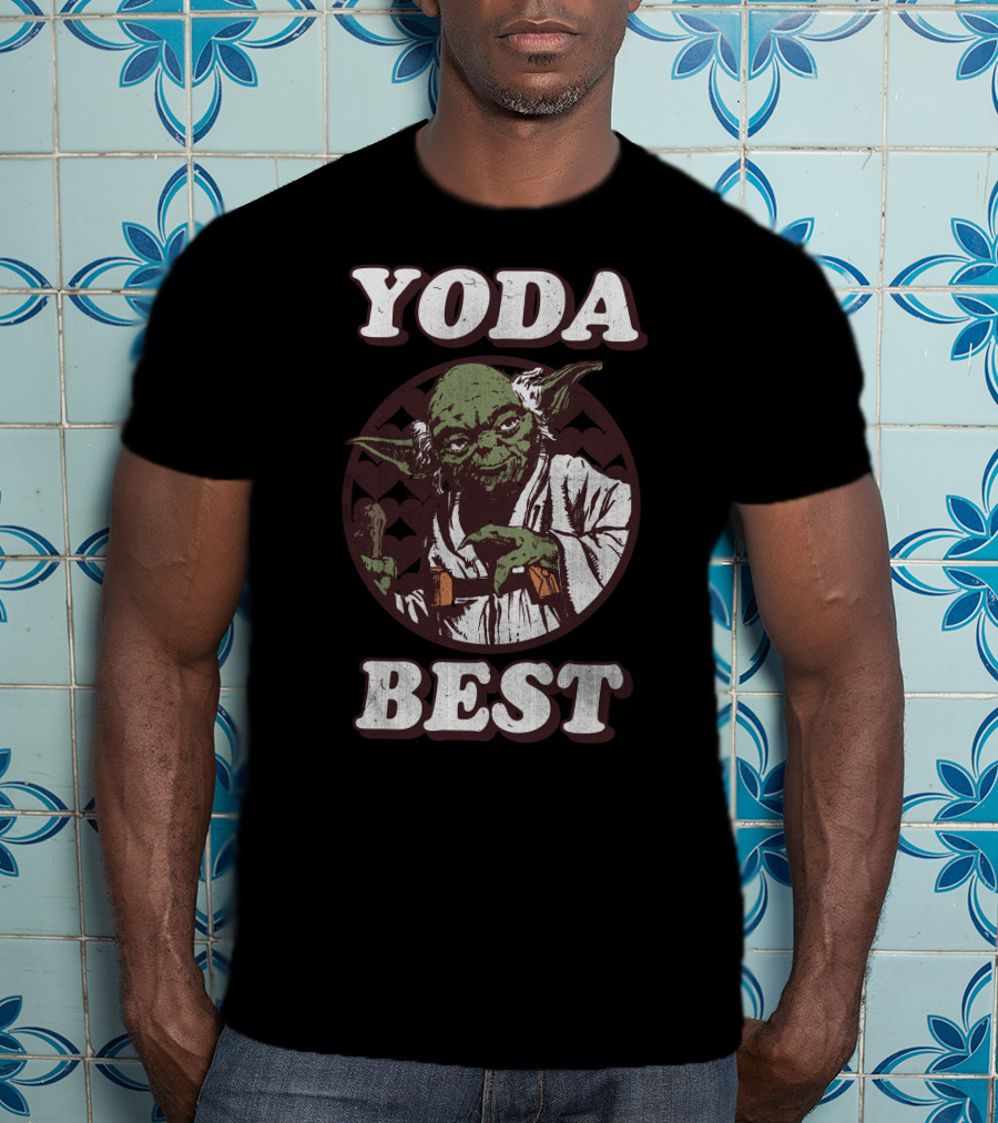 Star Wars Yoda Best Vintage Valentine's Yoda Jedi Master T-Shirt