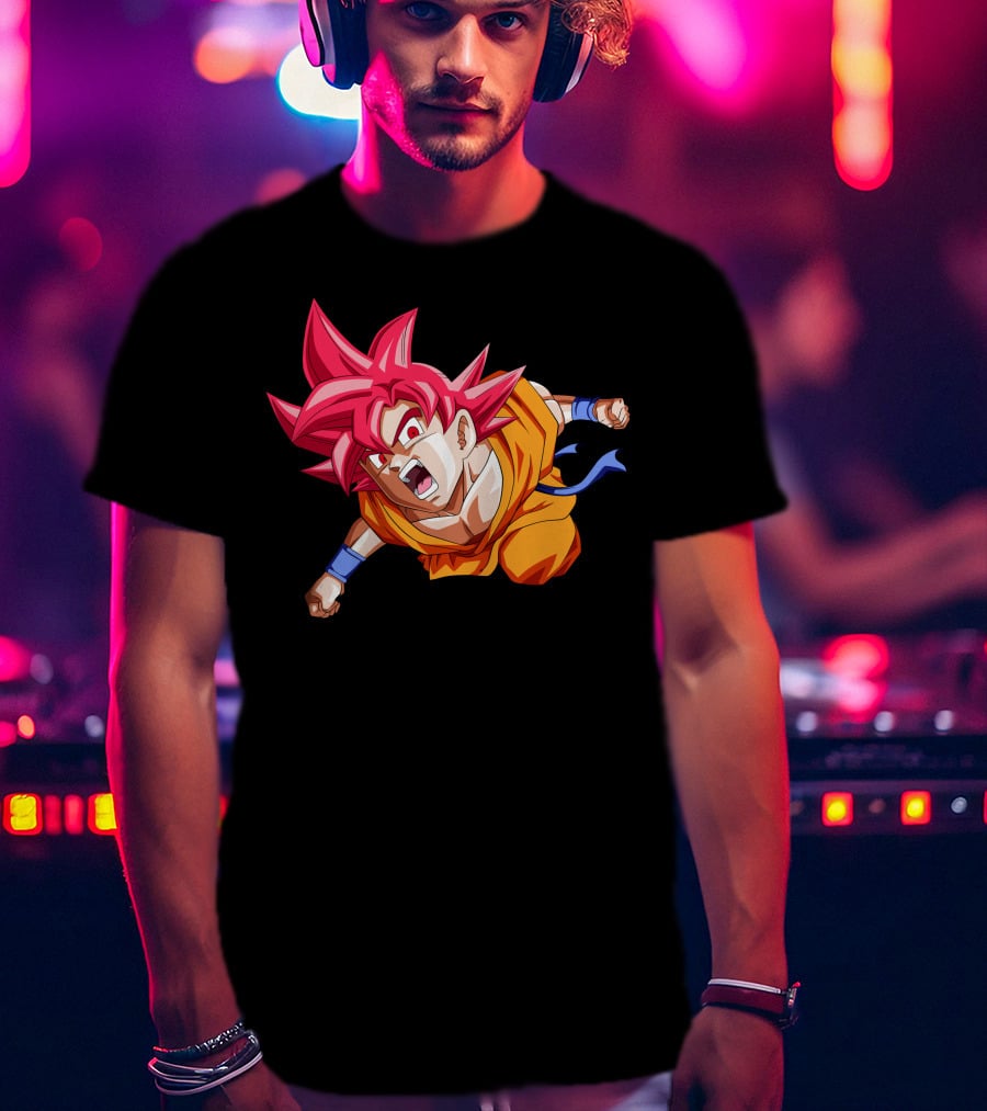 Your Favorite Dragon Ball Super Saiyan Character Iconic Transformation T-Shirt