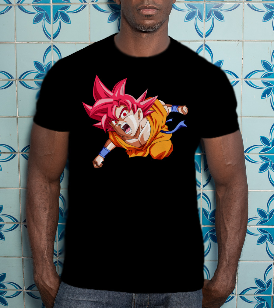 Your Favorite Dragon Ball Super Saiyan Character Iconic Transformation T-Shirt