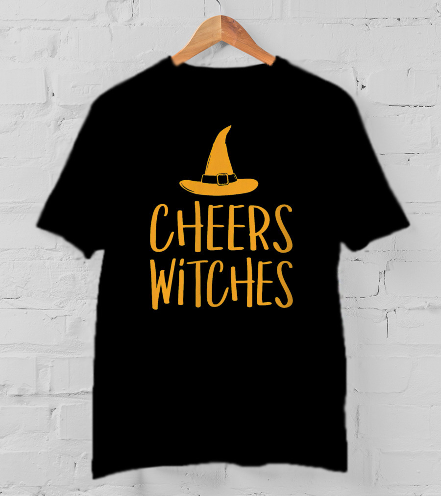 Cheers Witches Halloween Witch Hat T-Shirt