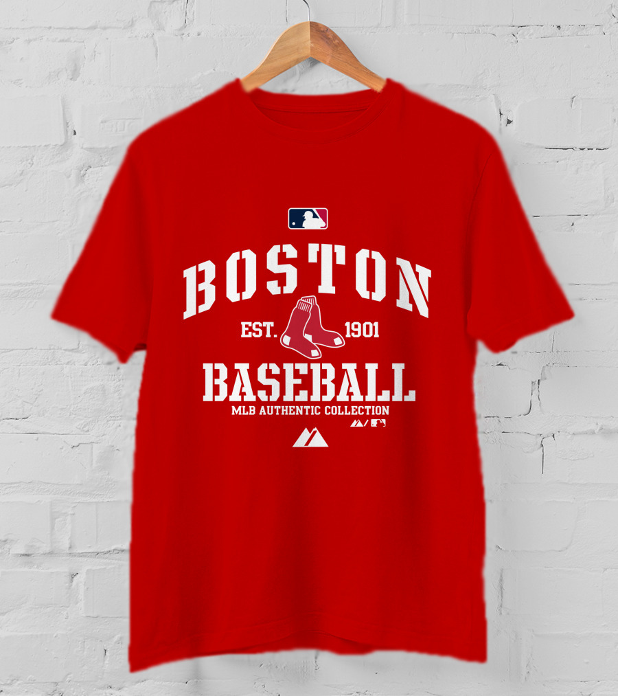 Boston Established 1901 MLB Authentic Collection Baseball T-Shirt