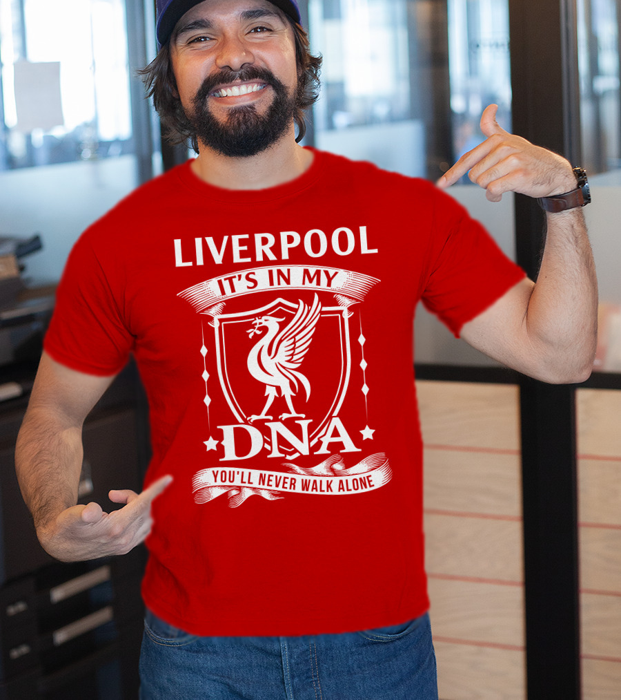 Liverpool It's IN My Dna You'll Never Walk Alone T-Shirt