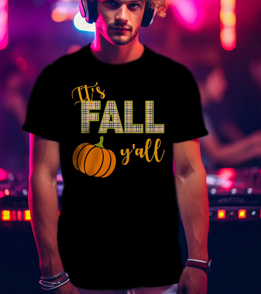 It's Fall Y'all Pumpkin T-Shirt