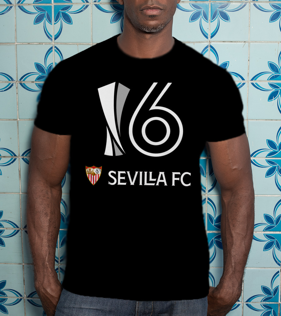 6 Europa League Titles Sevilla FC 16 T-Shirt