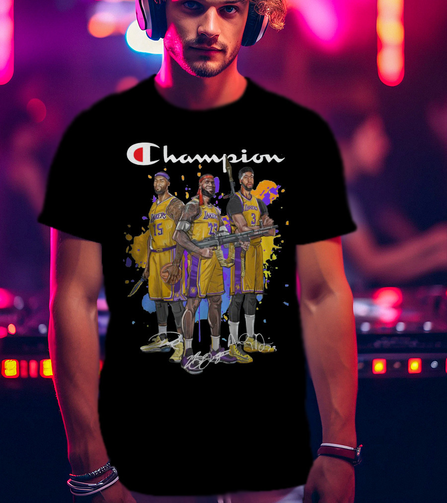 Champion Lakers Basketball Legends T-Shirt
