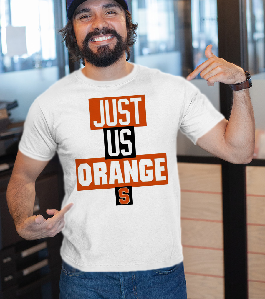 Just Us Orange Syracuse S T-Shirt