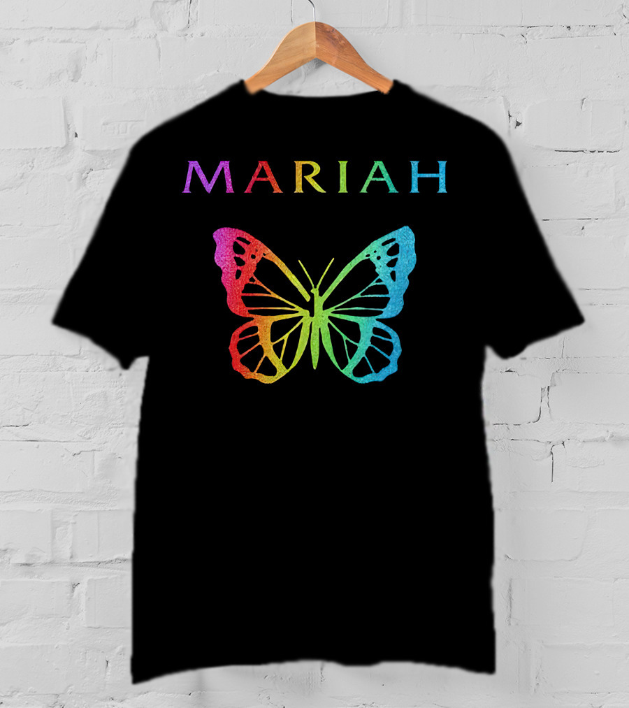 Mariah Carey Butterfly Rainbow Merch T-Shirt