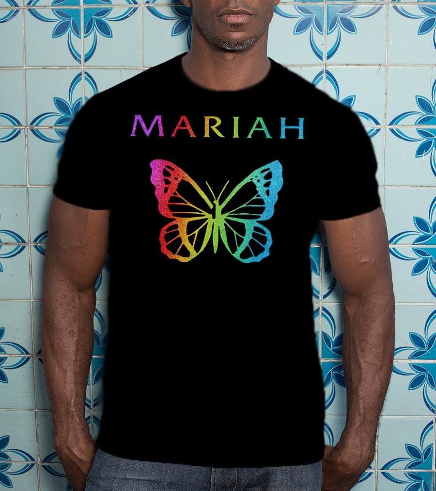 Mariah Carey Butterfly Rainbow Merch T-Shirt