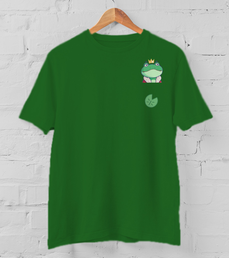 Boomerna Frog King Lily Pad Merch T-Shirt