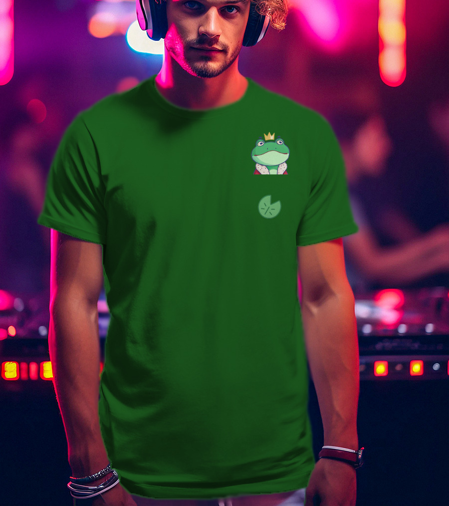 Boomerna Frog King Lily Pad Merch T-Shirt