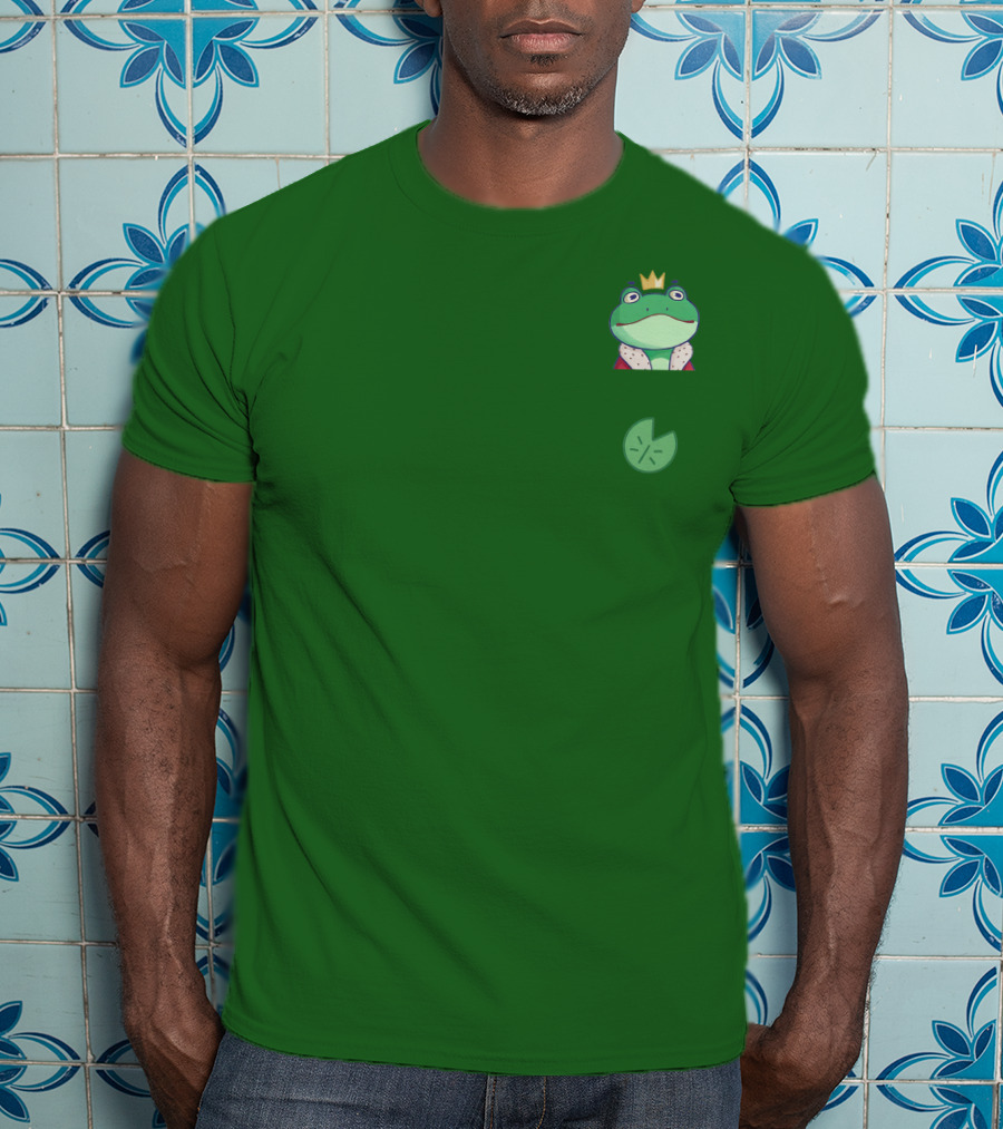 Boomerna Frog King Lily Pad Merch T-Shirt