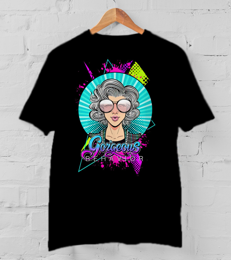 Gorgeous Behavior Granny Merch Vibrant T-Shirt