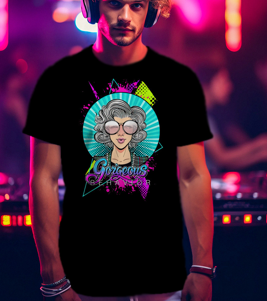 Gorgeous Behavior Granny Merch Vibrant T-Shirt