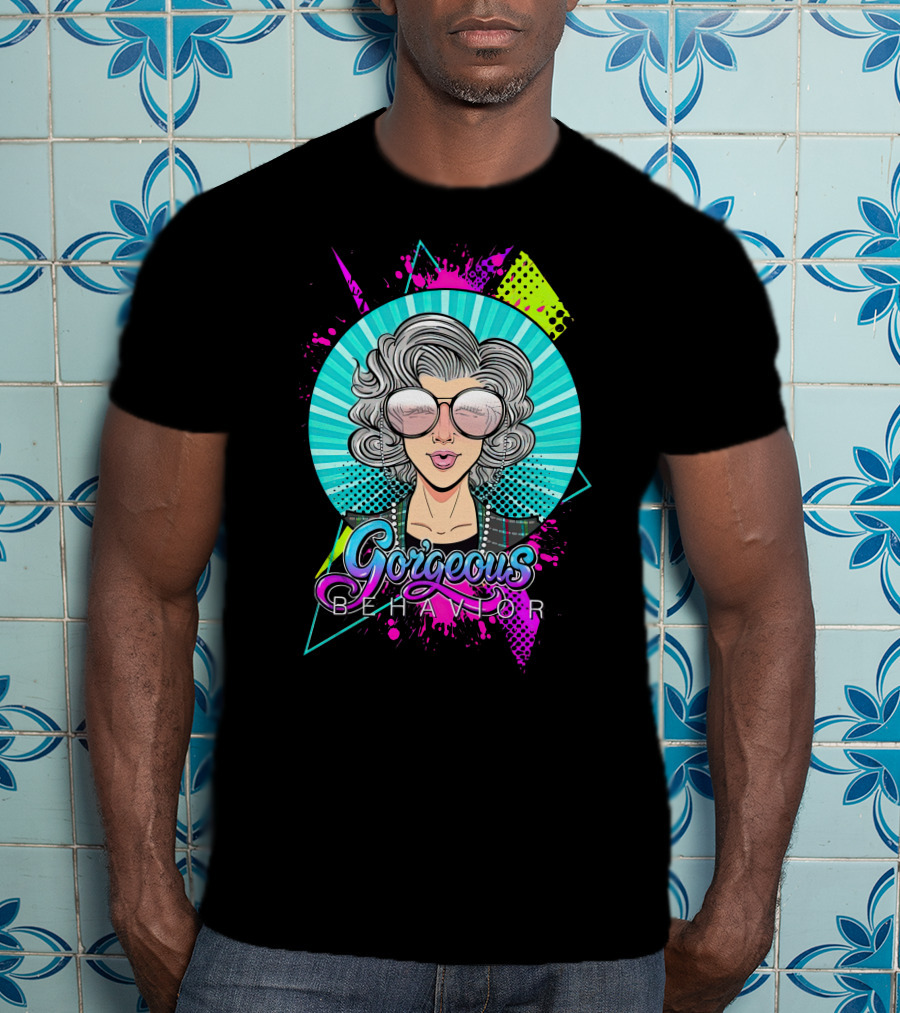 Gorgeous Behavior Granny Merch Vibrant T-Shirt
