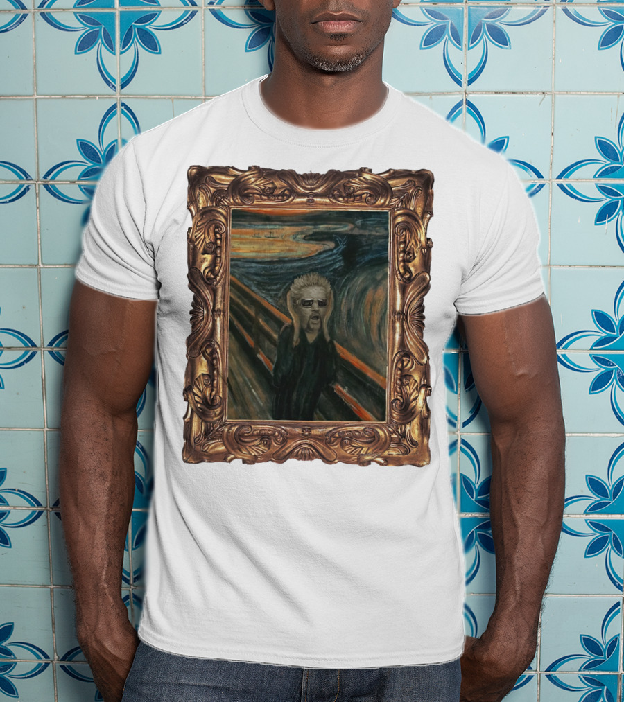 Guy Fieri The Scream Painting T-Shirt