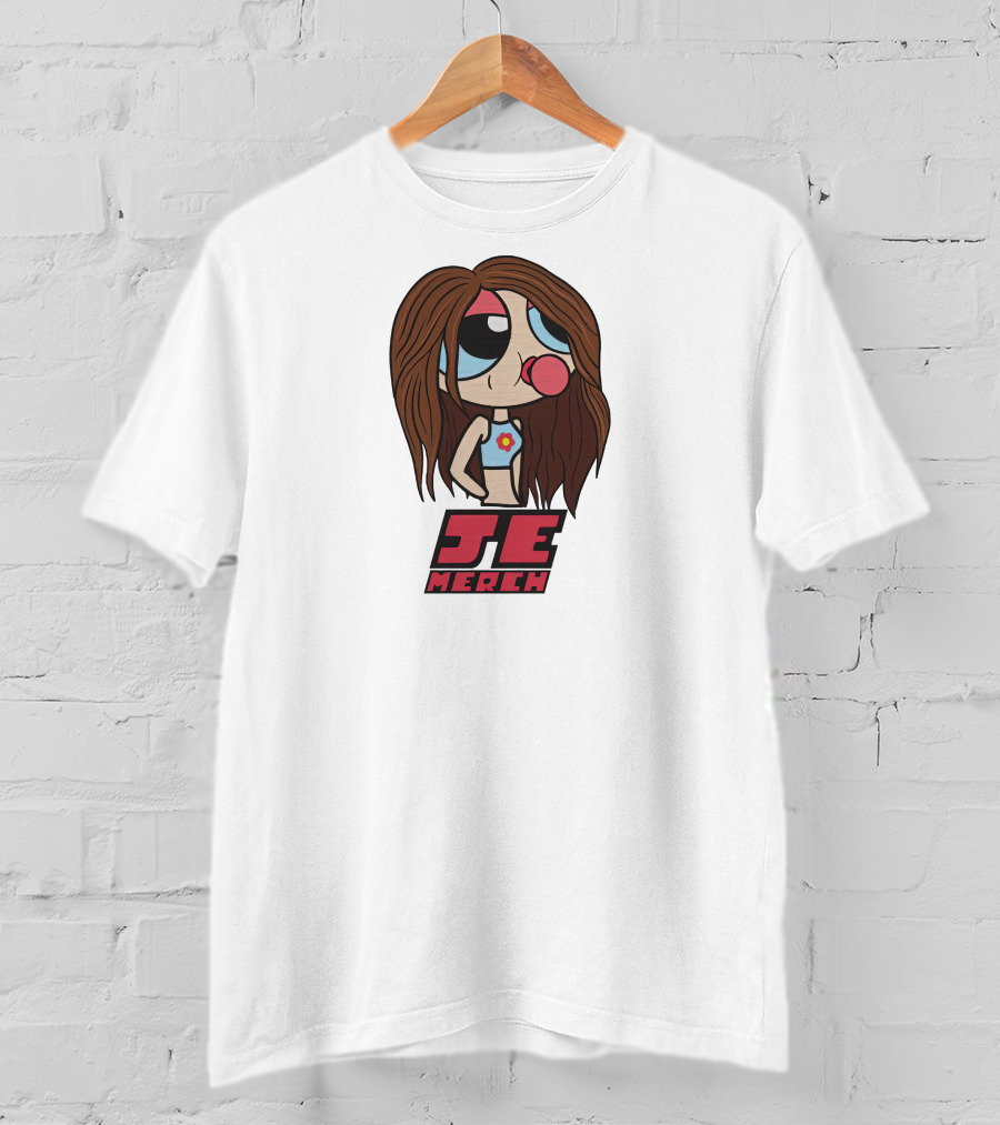 JE Merch Jenelle Eason Cartoon Character Popping Bubblegum T-Shirt