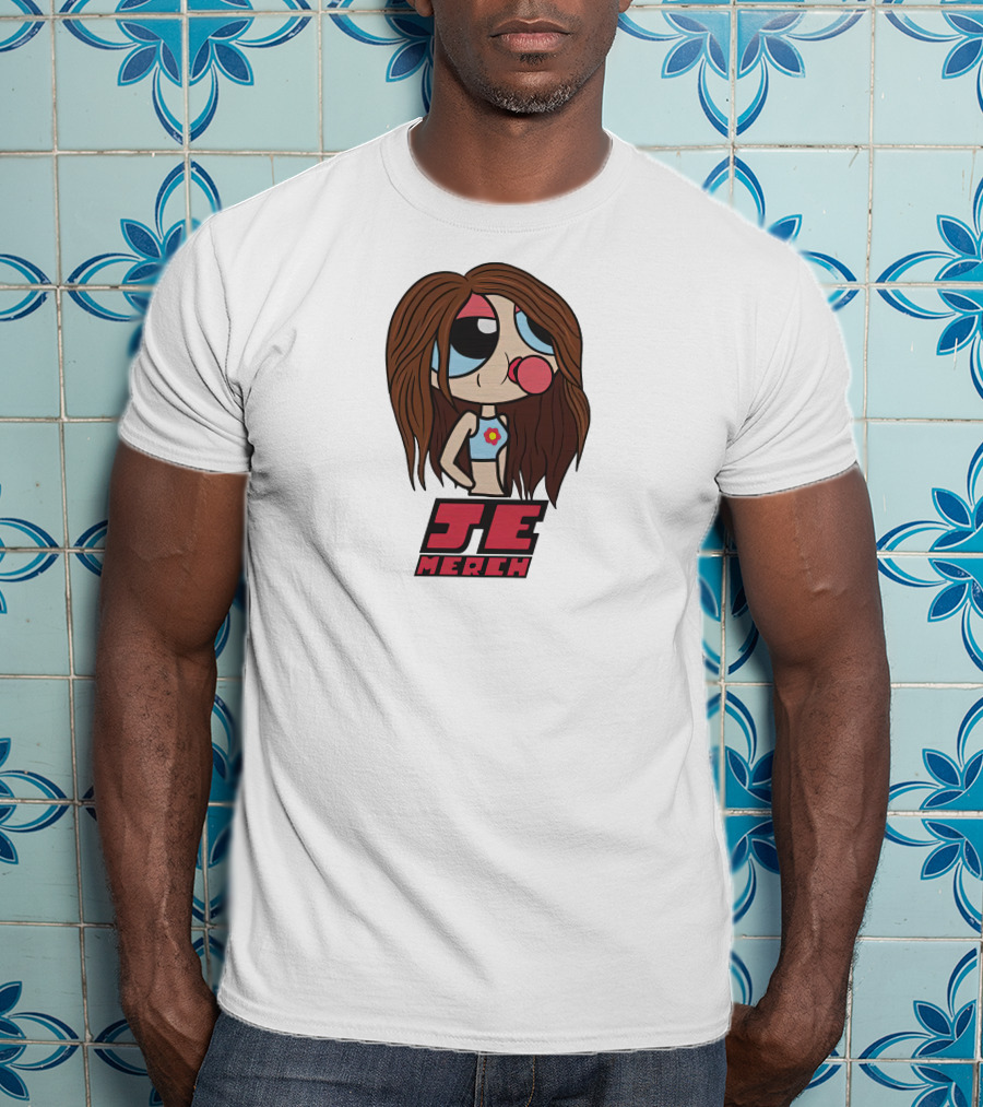 JE Merch Jenelle Eason Cartoon Character Popping Bubblegum T-Shirt