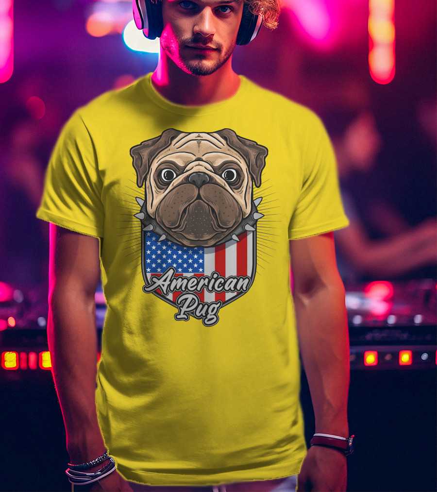 American Pug Bulldog USA T-Shirt