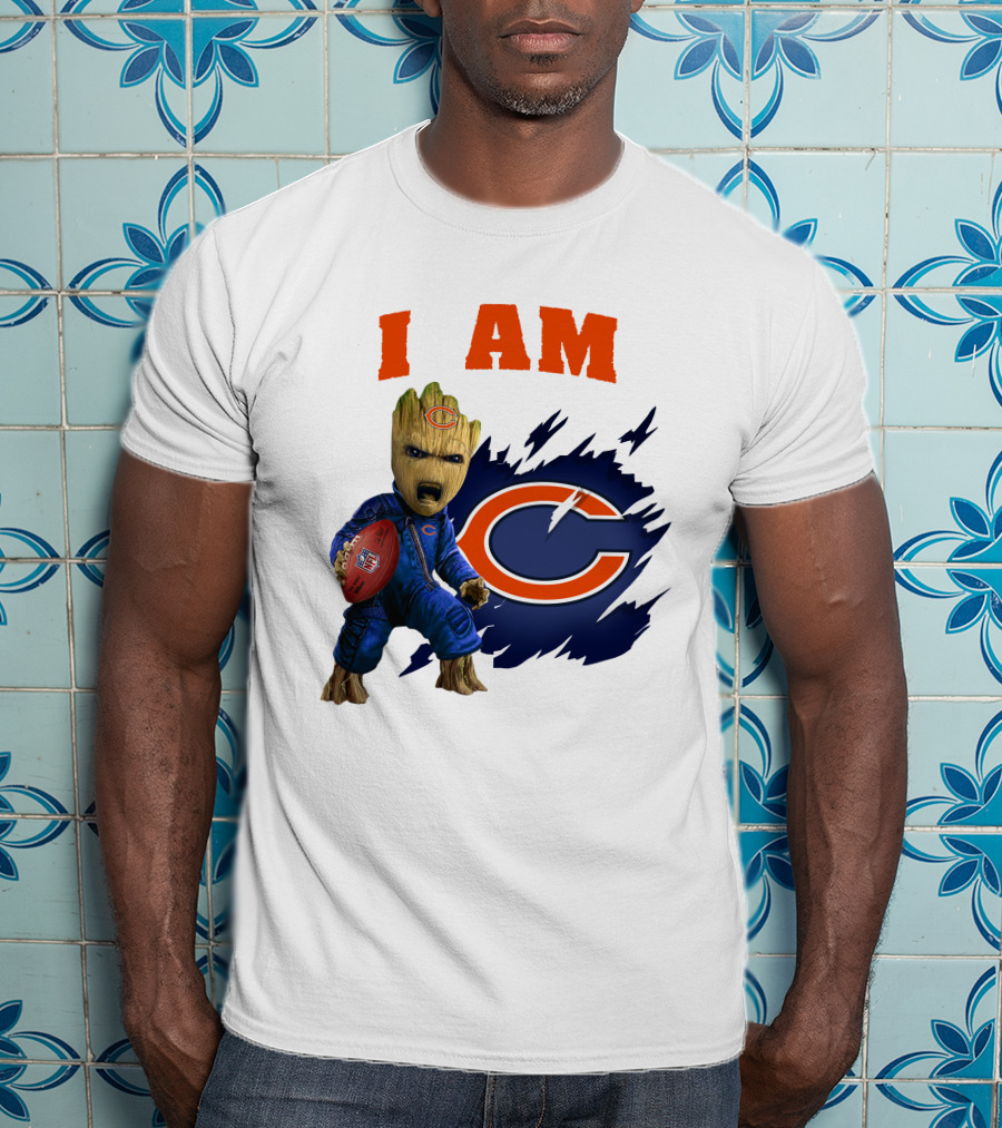 I Am Groot Chicago Bears Football C T-Shirt