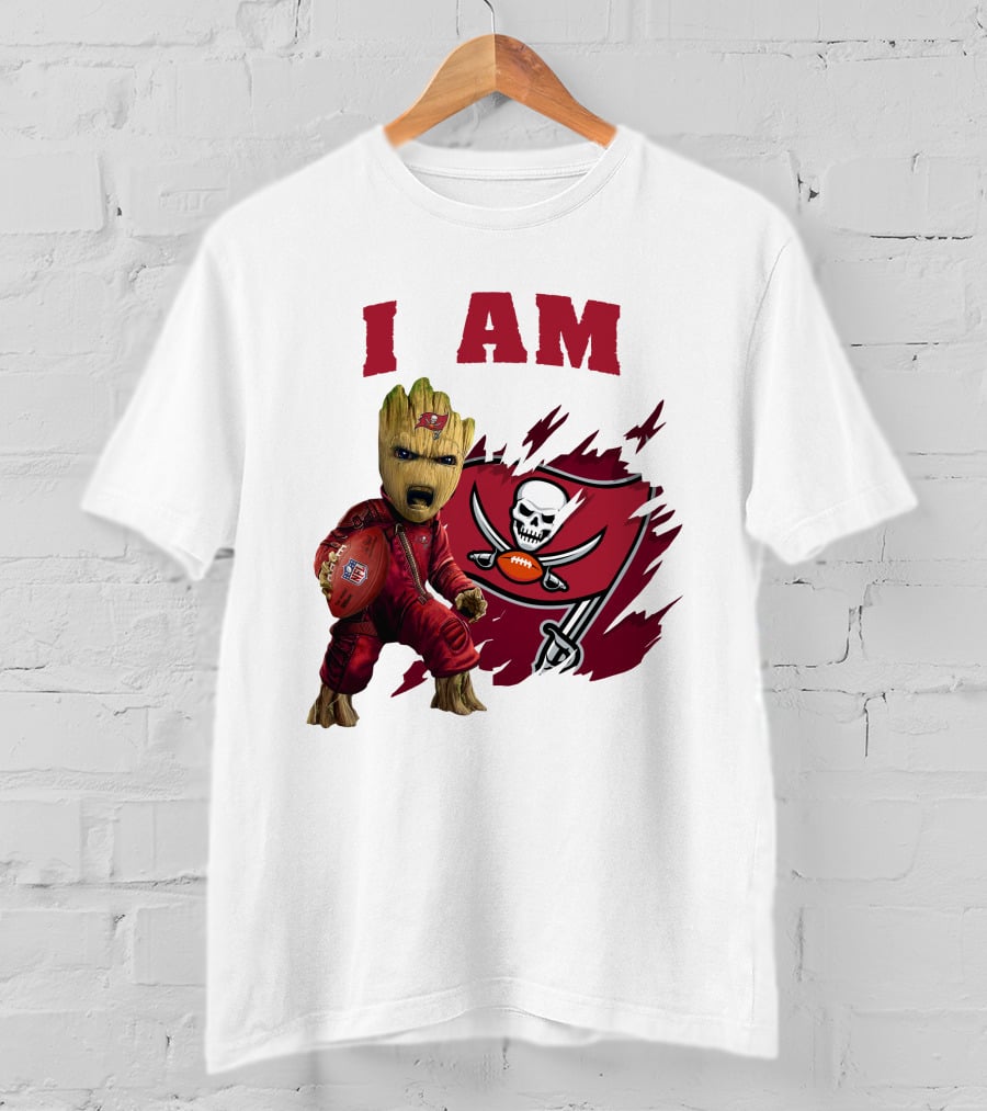 I Am Groot Buccaneers Football Fan T-Shirt