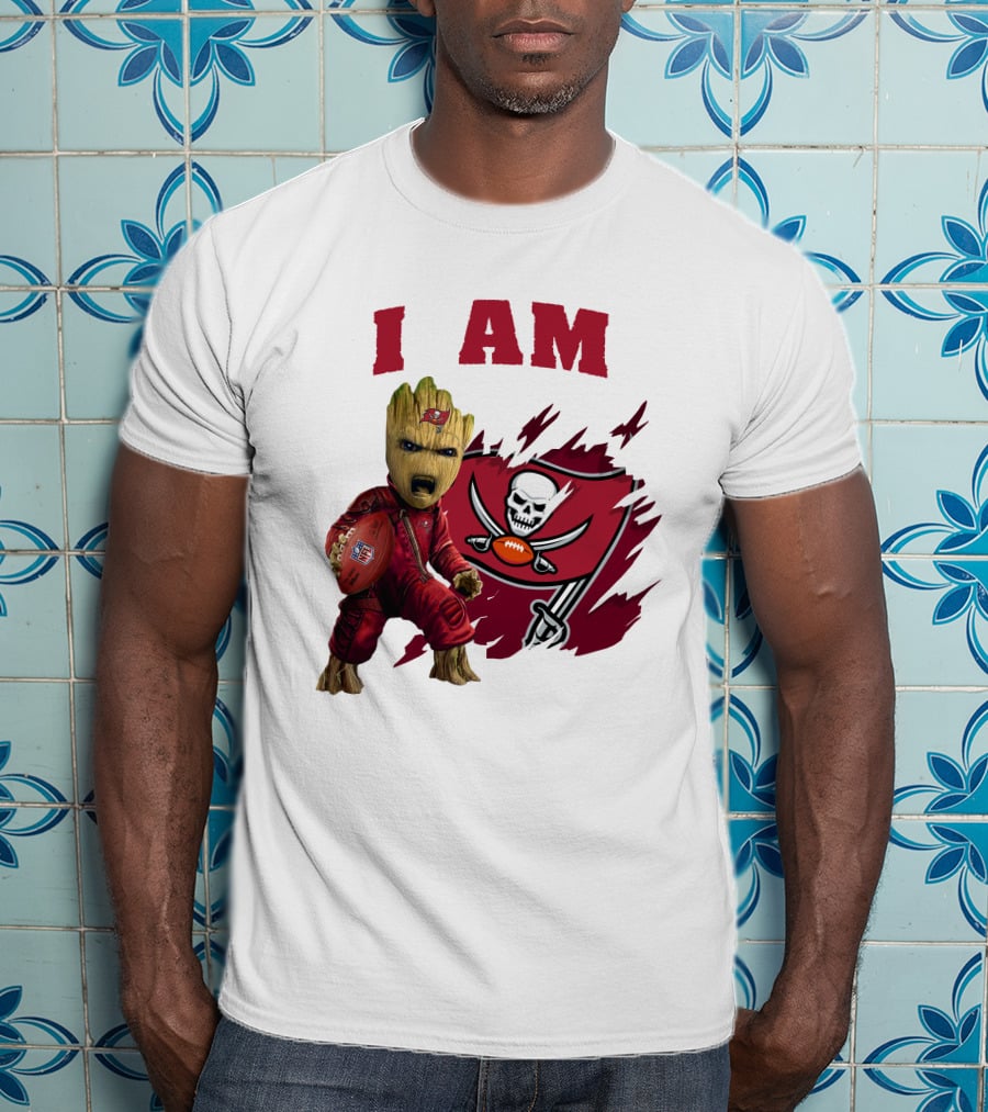 I Am Groot Buccaneers Football Fan T-Shirt