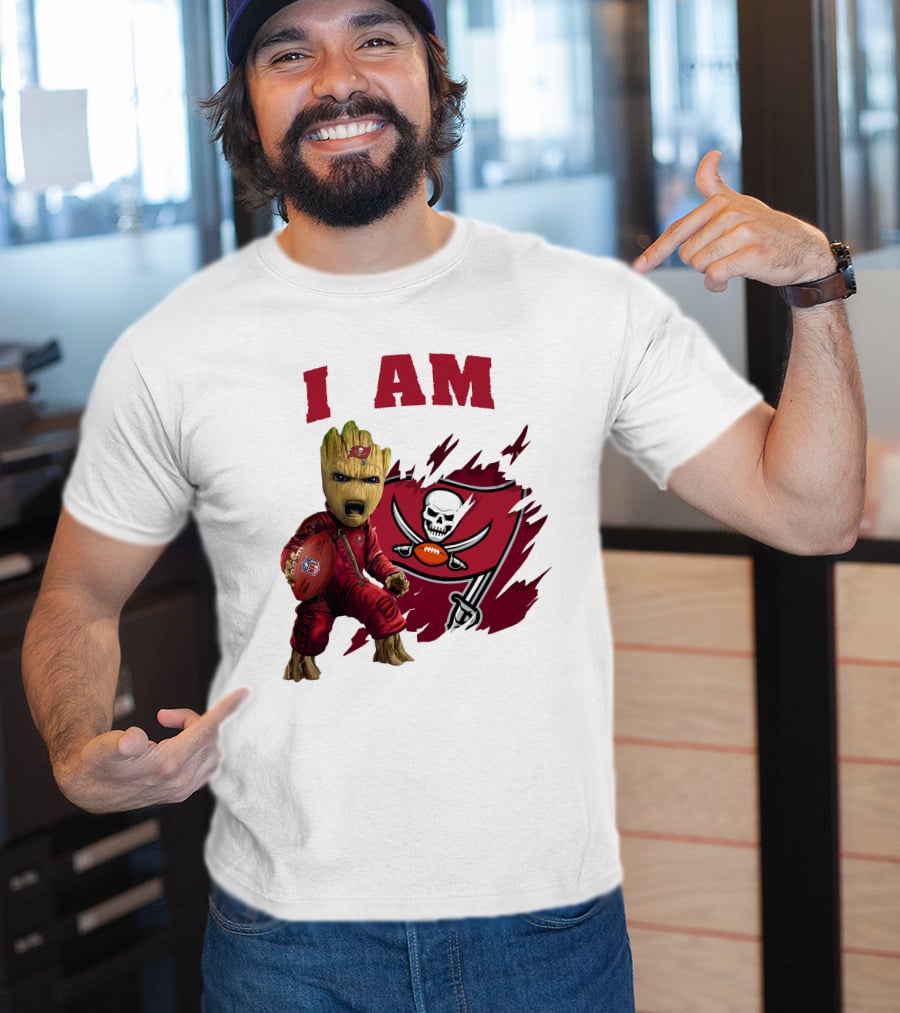 I Am Groot Buccaneers Football Fan T-Shirt
