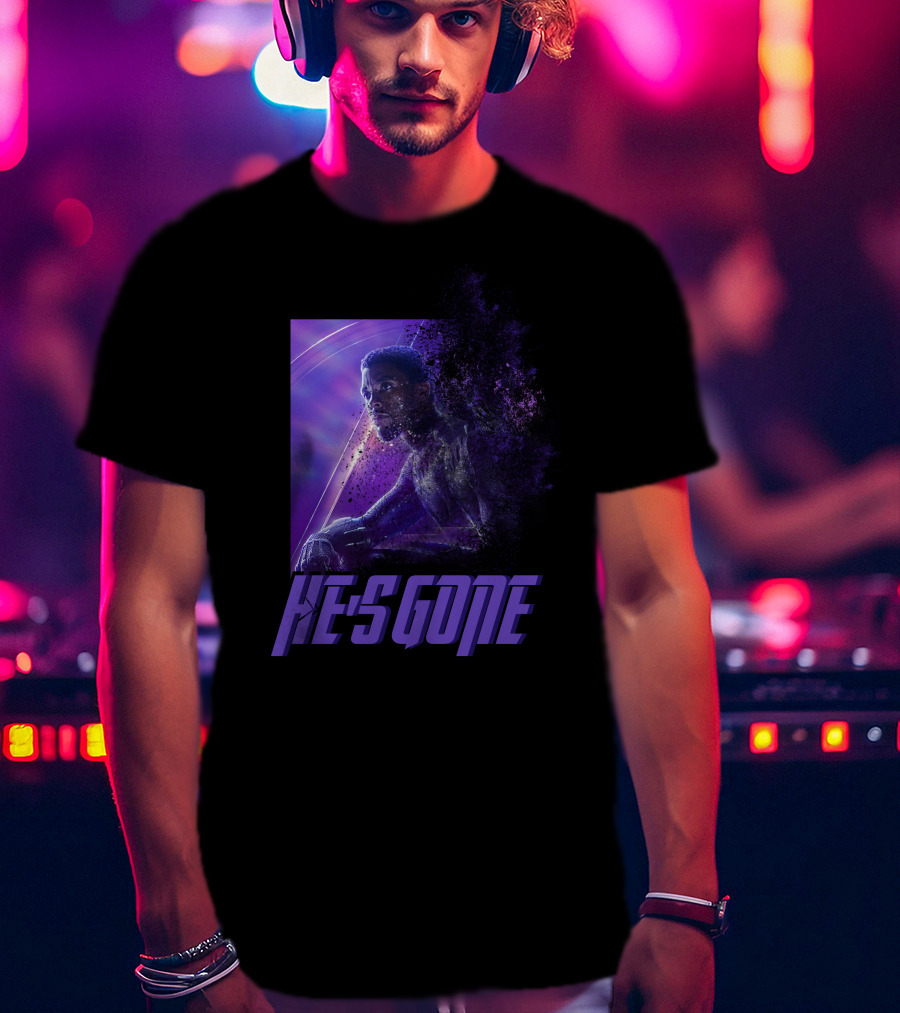 Black Panther He’s Gone Chadwick Boseman T-Shirt