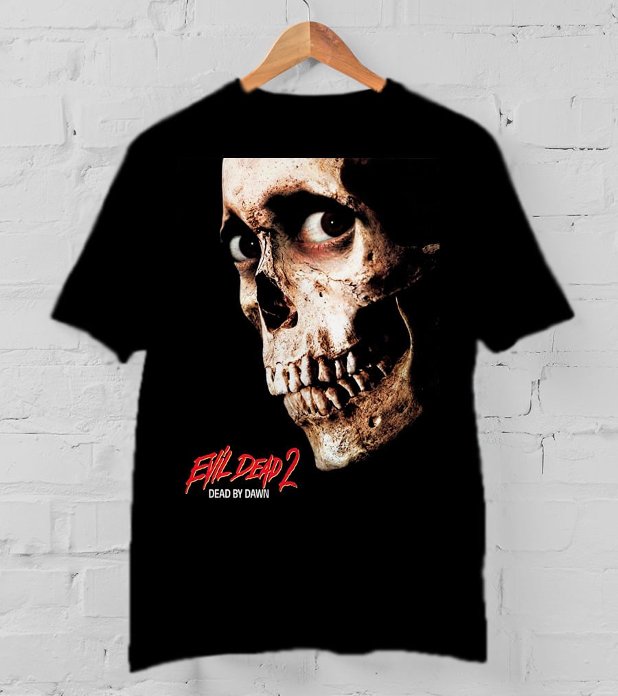 Evil Dead 2 Dead By Dawn Skull Face T-Shirt