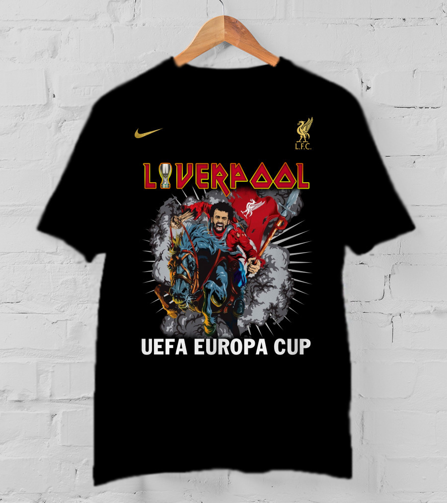 Liverpool UEFA Europa Cup Iron Mahn Liv LFC T-Shirt