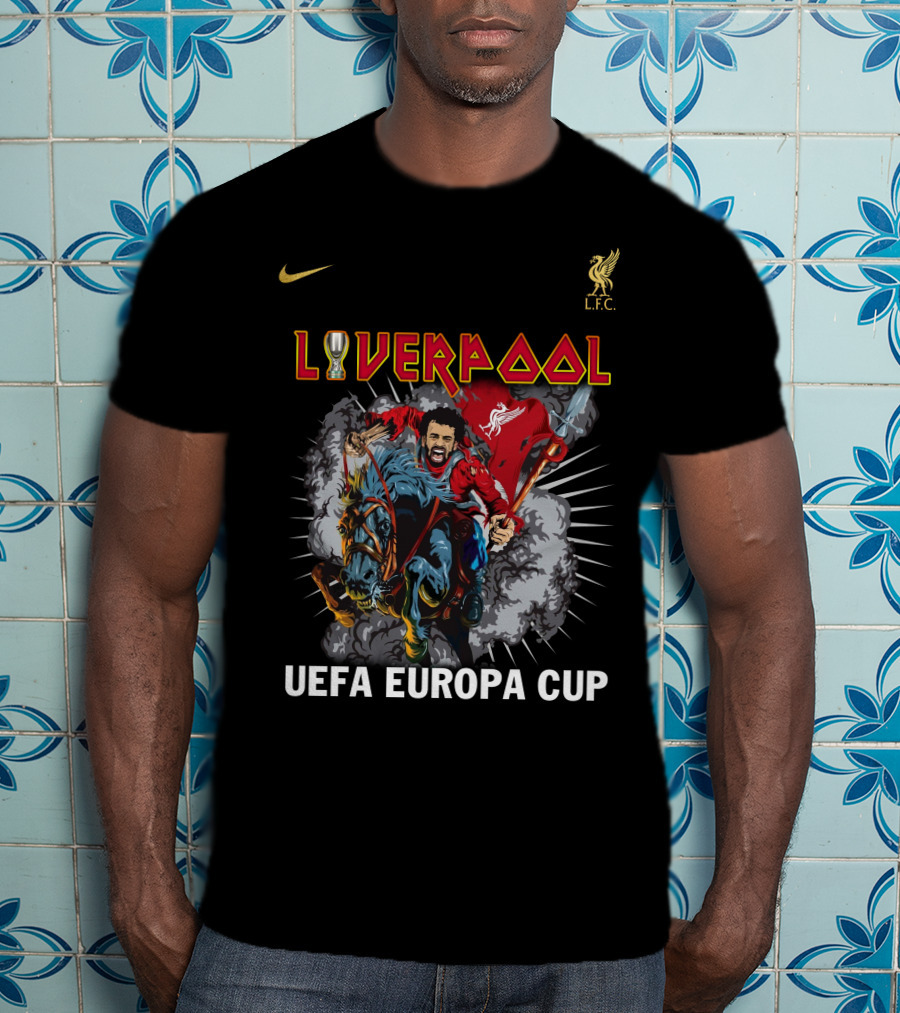 Liverpool UEFA Europa Cup Iron Mahn Liv LFC T-Shirt