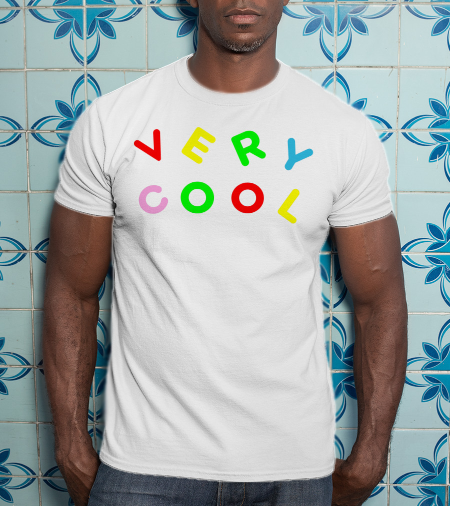 Very Cool Colorful Block Letters T-Shirt