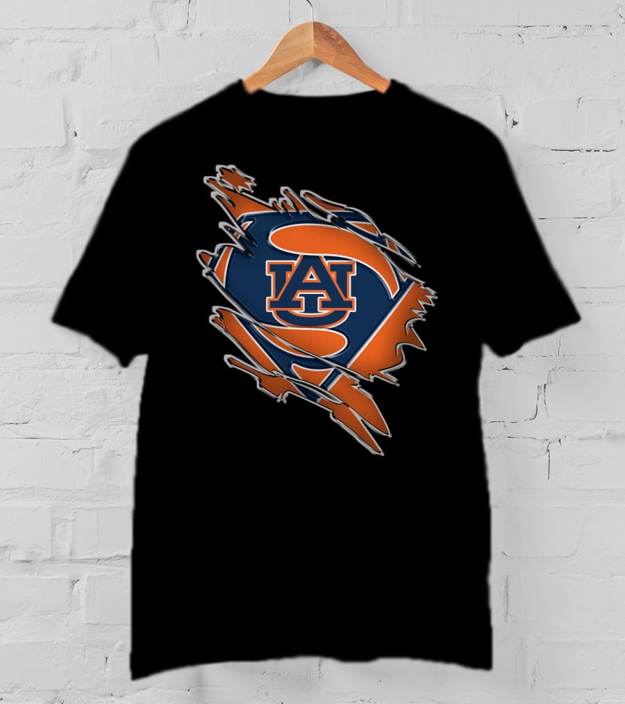 Auburn Tigers AU Superman T-Shirt
