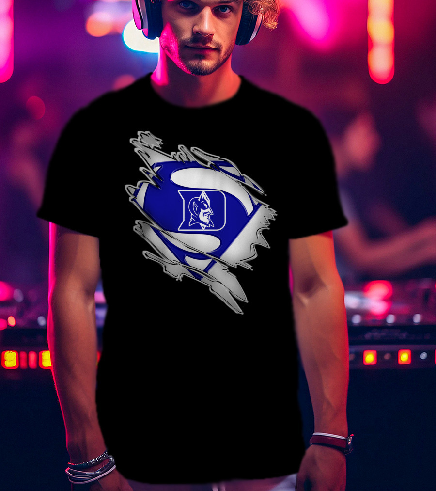 Duke Blue Devils Superman Icon T-Shirt