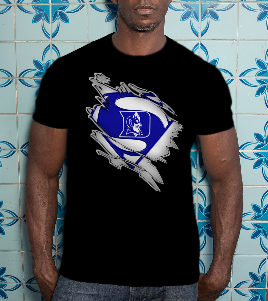 Duke Blue Devils Superman Icon T-Shirt