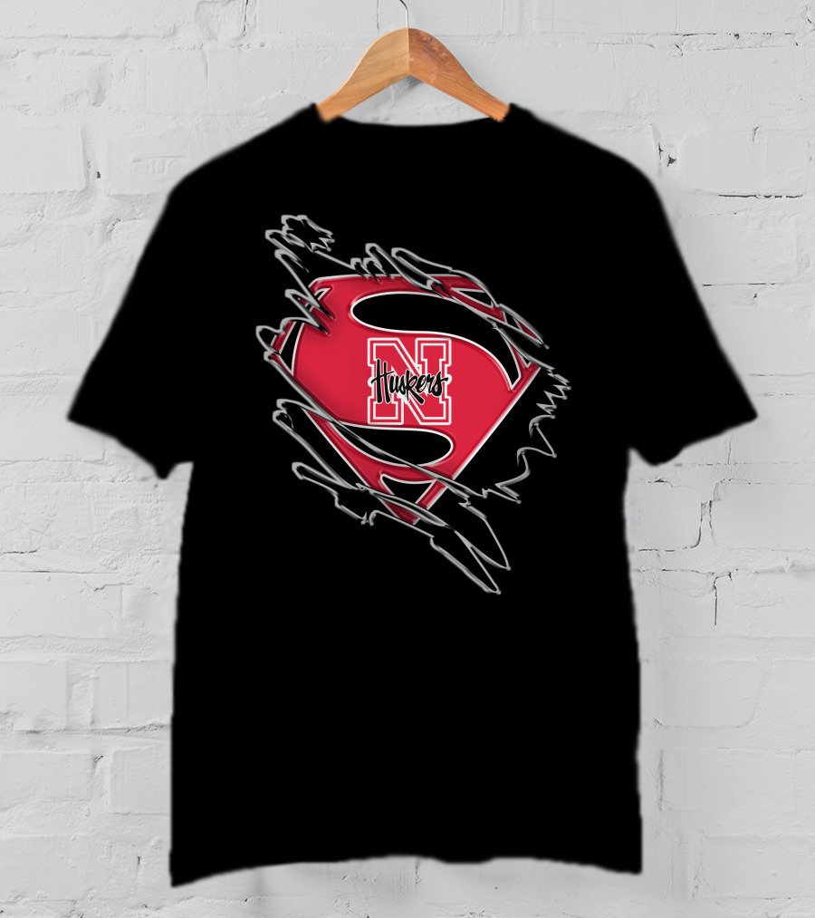 Nebraska Huskers Super Logo N T-Shirt