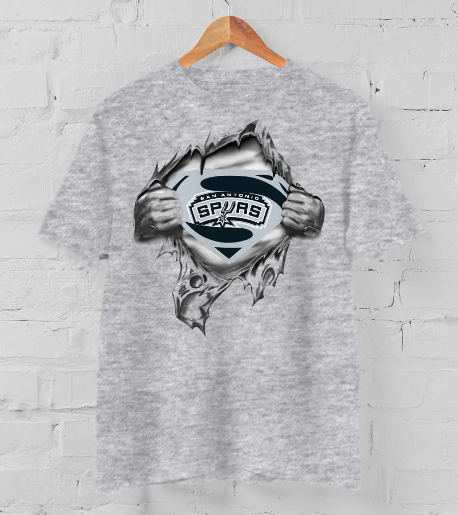 San Antonio Spurs Superman Logo Revealed T-Shirt