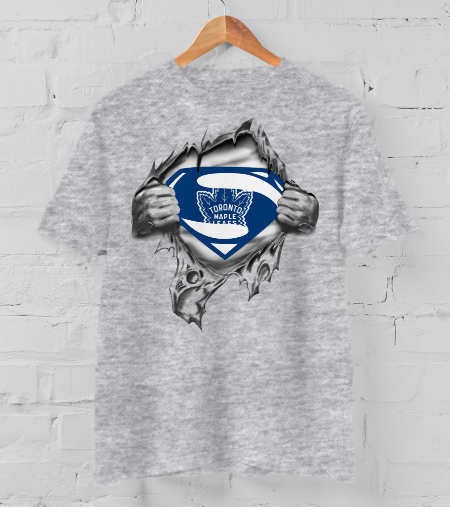 Toronto Maple Leafs Superman Logo Breakthrough T-Shirt